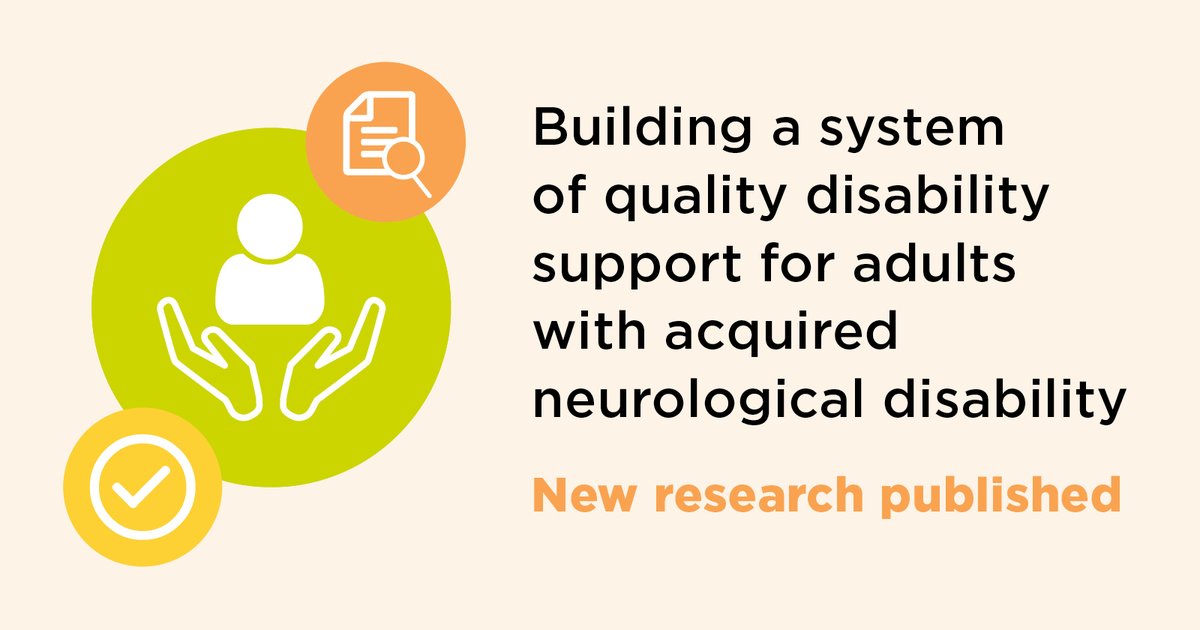 A study by Summer Foundation and @latrobe presents the perspectives of people with acquired neurological disability, #disability support workers, and close others of people with complex needs to construct a holistic model of quality support. pulse.ly/lo7zpub6zj