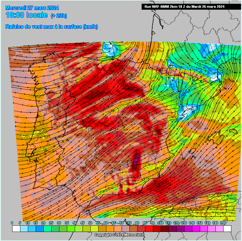 ¡Buenos días! Sigue la lluvia 🌧 y la nieve ❄️, pero el protagonista del día será el viento 💨. Las rachas podrán superar los 100 km/h en muchas provincias 🔴. Ojo al conducir y a elementos que puedan salir volando de los balcones. ¡Nos vemos a las 7:00h en <a href="/AruserosLaSexta/">Aruser@s</a>! 😊
