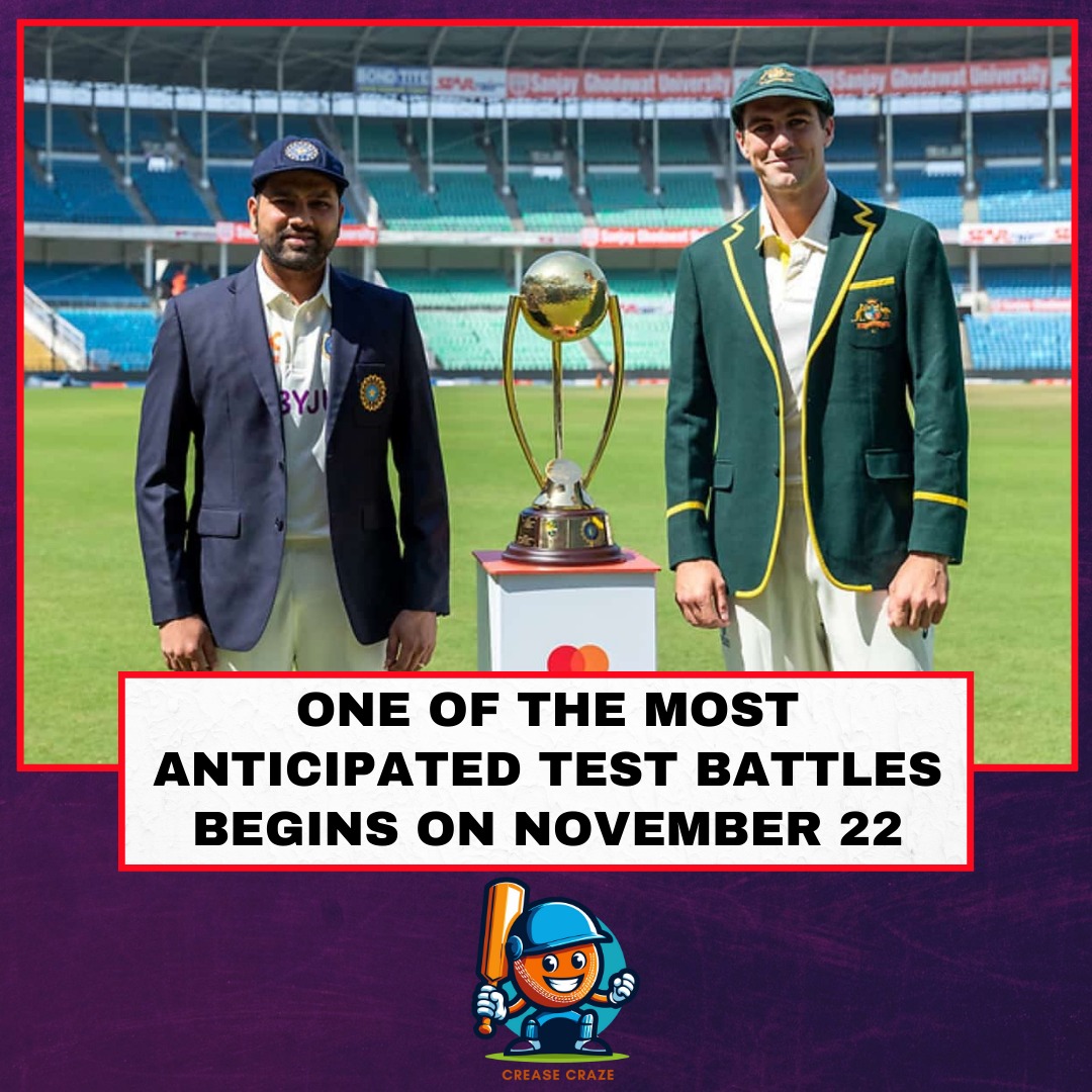 India & Australia Will Compete In A 5 Match Test Series For The 1st Time Since 1991-92. 
In The Past Four Series b/w The Two Teams, India Has Won On All Four Occasions.

#INDvsAUS #AUSvIND #WTC25