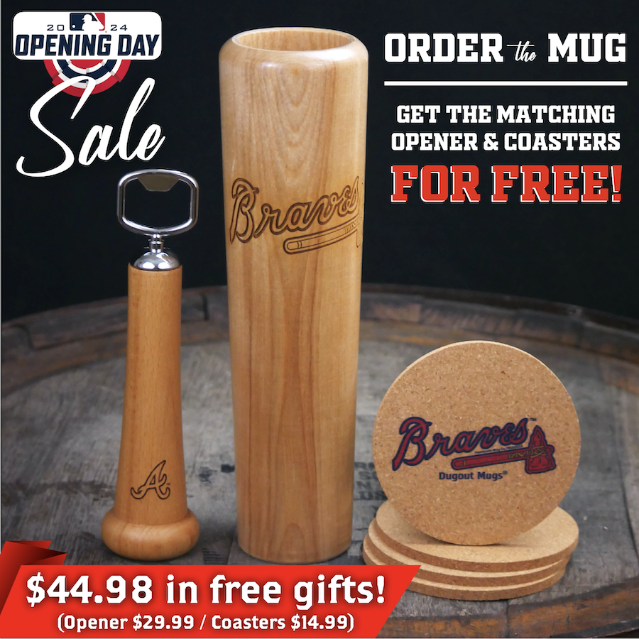 The 'OPENING DAY Triple Play' offer just dropped so check it out- DugoutMugs.com/OD24 ALL teams available while supplies last, so don't wait! #OpeningDay #Baseball #MLB #DugoutMugs #Batmug #BaseballBat #BaseballBatMug #Gift #GiftIdea #FathersDay #MothersDay #OpeningDay24