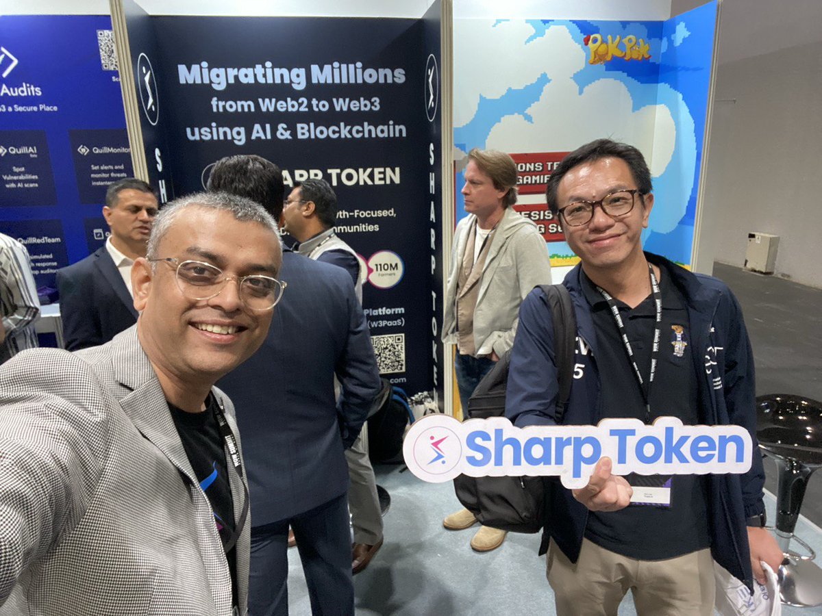 🌐 Networking isn’t just part of the journey; it’s the destination! Team @SharpToken is building lasting connections and sharing our vision for #WEB3 at @WOWsummitWorld - Day 2.

Join us👇
Official Telegram>> t.me/sharptoken

@mcbeniwal #SharpToken #WOWSummit $Sharp…