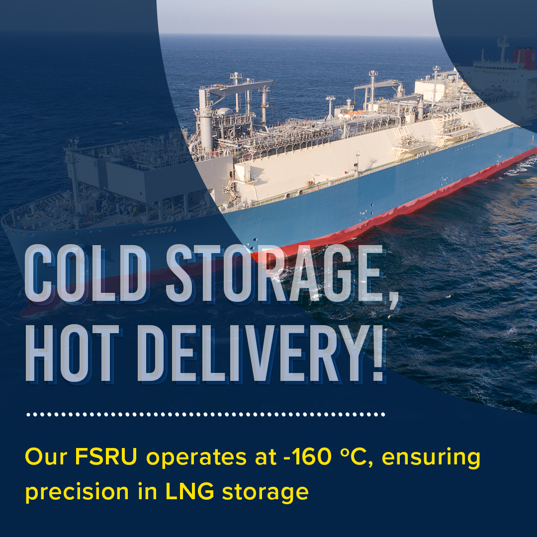 SwanCorpLimited's tweet photo. Our Floating Storage and Regasification Unit (FSRU) operates at an impressive -160°C, ensuring precision and reliability in LNG storage.
#FSRU #Negativetemperature #Shipping #LNG #OilandGas https://t.co/HTJ4ldzRoG