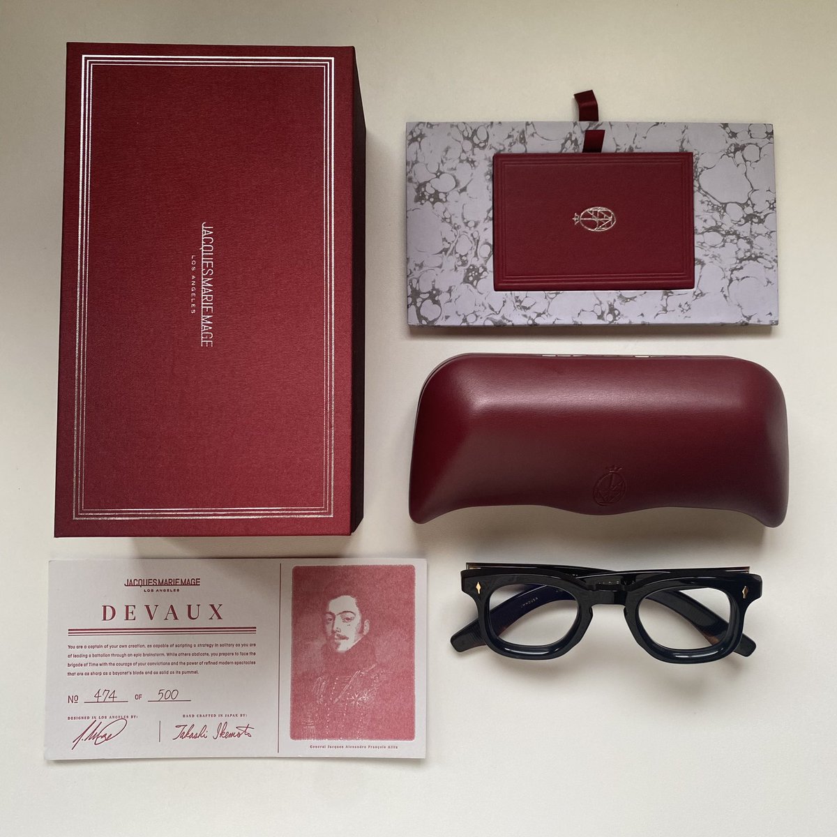 jinya_10_26's tweet photo. jacquesmariemage🤓👓

生産本数が少なく、希少価値が高い一本一本の重厚感・細部までのこだわり・洗礼されたデザイン

全てにおいて最高級🌟
このモデルも世界で500本しか生産されていない🤓

タイミング・運が一致して出会えた一本まさに世界最高峰のアイウェアブランドといっても過言ではない👓🌏⛰️ https://t.co/E83ugzC4L4