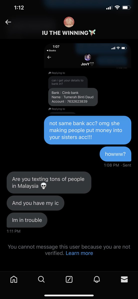 oniiiyeon's tweet photo. spesis ape ni, @/ joyvtoh and @/mawaddah6Nurul  are both scammers ya sesape yg sedang scour wts for #IUinKL. bg no acc sama tapi kata tak kenal lol kau bagi aku bank in acc rando ke? lmaooo https://t.co/qPPERvK7tR