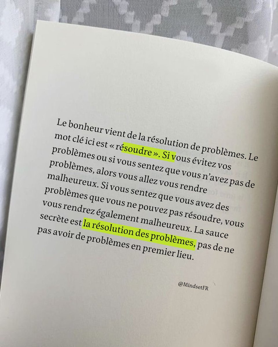 Le bonheur est un problème