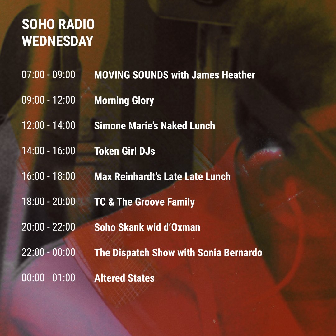 Today on sohoradiolondon.com