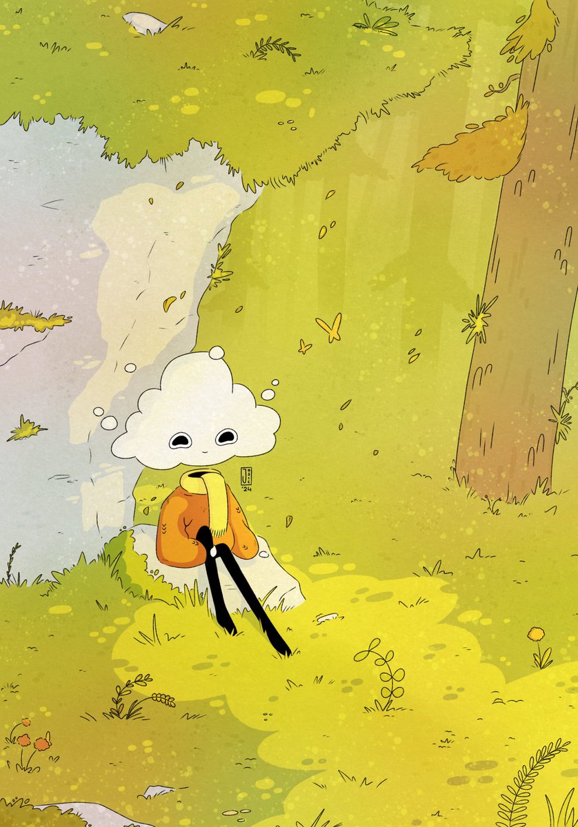 Collecting Sunlight ✨☀️🌿 
#illustration #digitalart #ComicArt