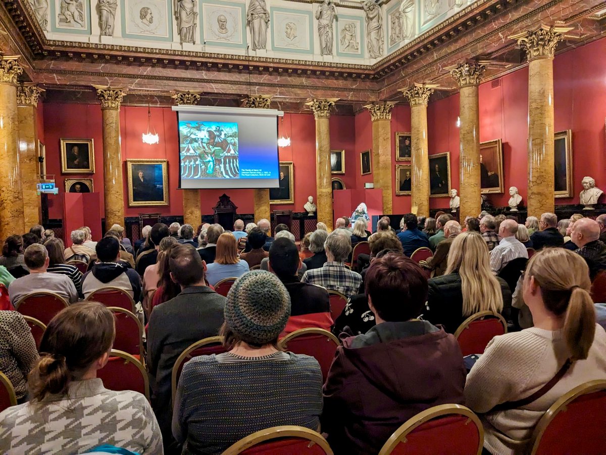 Dr Sharkey’s paper, “Sad Stories of the Death of Kings: The End of the Tudors” was delivered to a sold-out audience at the Royal College of Physicians of Edinburgh last week. Find a link to her lecture online at rcpe.ac.uk/heritage/talks…