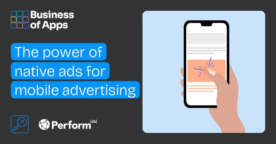 The power of native ads for mobile advertising: businessofapps.com/insights/the-p… via @performcb