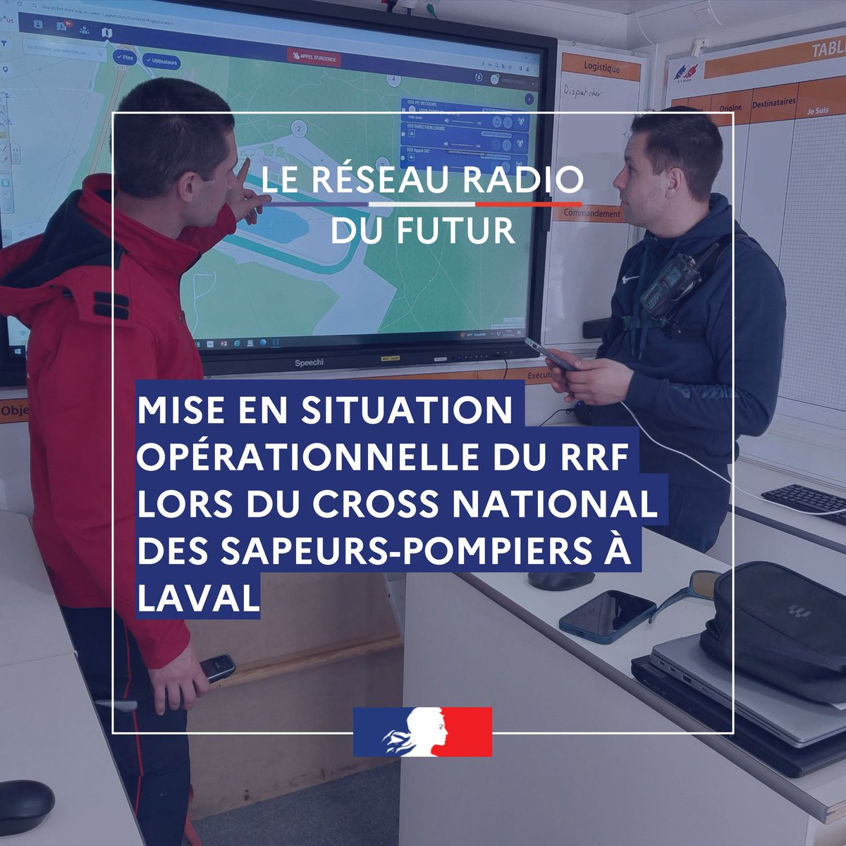 L’#ACMOSS était présente à Laval le week-end dernier pour accompagner le @SDIS53 dans une mise en situation opérationnelle du Réseau Radio du Futur (#RRF) lors du cross national des sapeurs-pompiers de France. Retour sur cette expérience utilisateur ⤵️ acmoss.fr/actualites/mis…