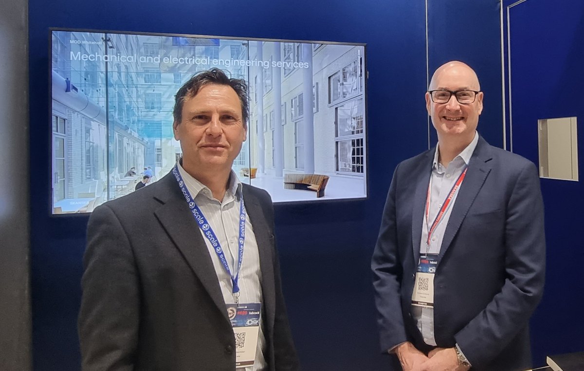 SkanskaUKplc's tweet photo. If you're visiting #DPRTE today, come see us on stand 130. Our Defence experts Richard Edwards and James Macmillan are on hand to share capability and insight in the sector.
#BeBetterTogether #DefenceProjects #Construction #FacilitiesManagement #DPRTE https://t.co/o5aDKCXyB3