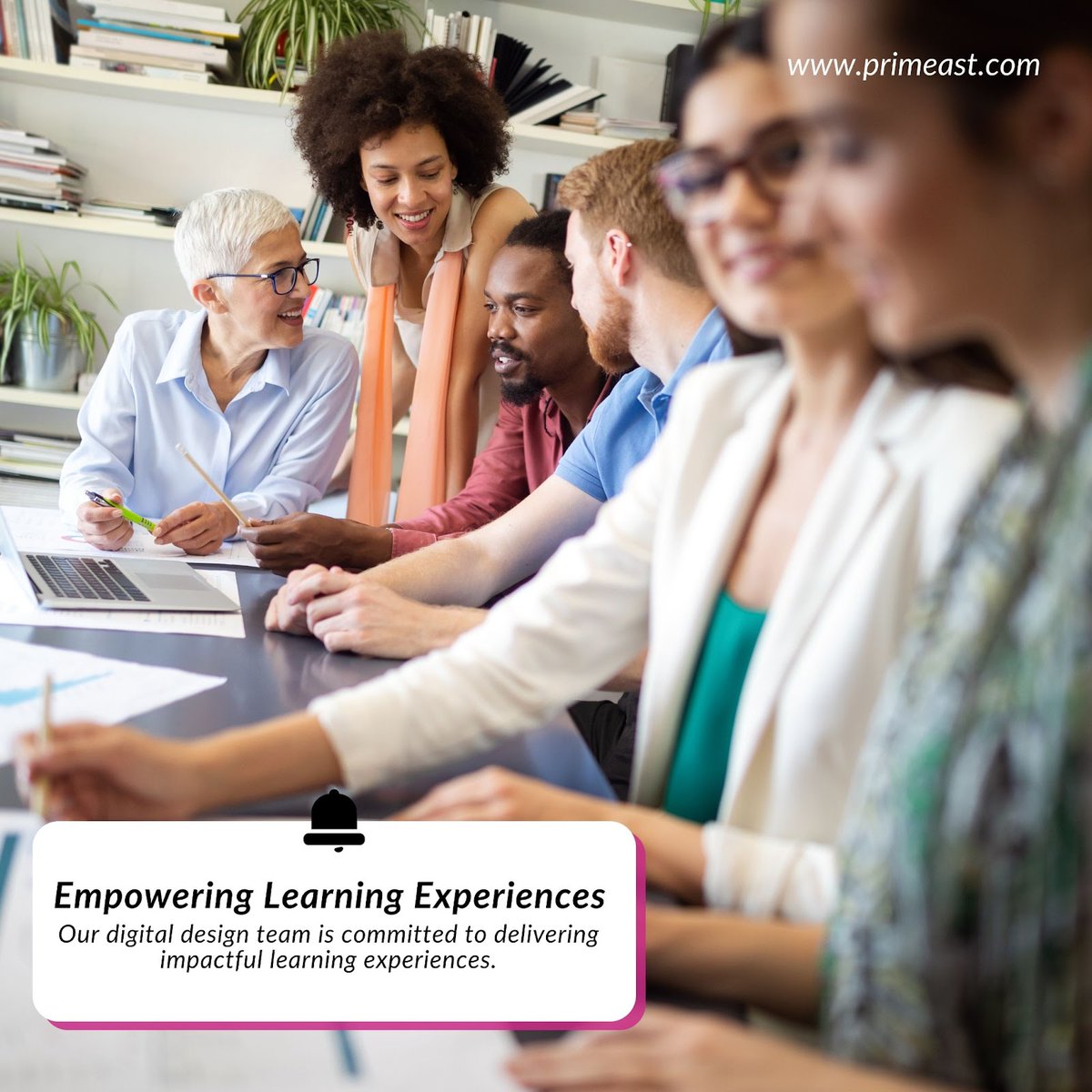 🚀 Our digital design team is committed to delivering impactful learning experiences. By leveraging cutting-edge technologies and adapting to evolving needs, we ensure the highest quality in design and delivery.
----
🌐 primeast.com
.
#LearningImpact #Empowerment