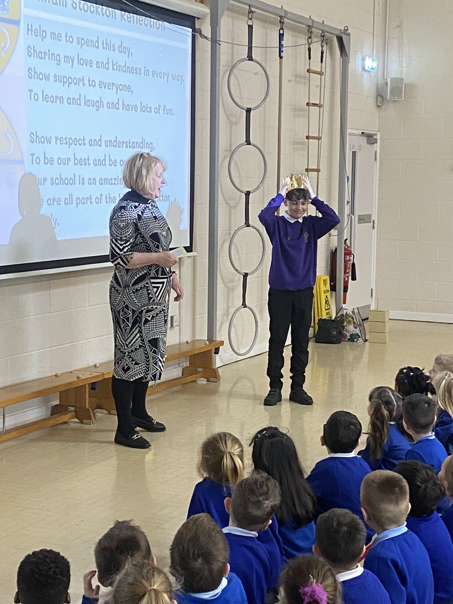 Today, the Reverend Gill from St Thomas’s Church visited us during Holy week to tell us about Easter.