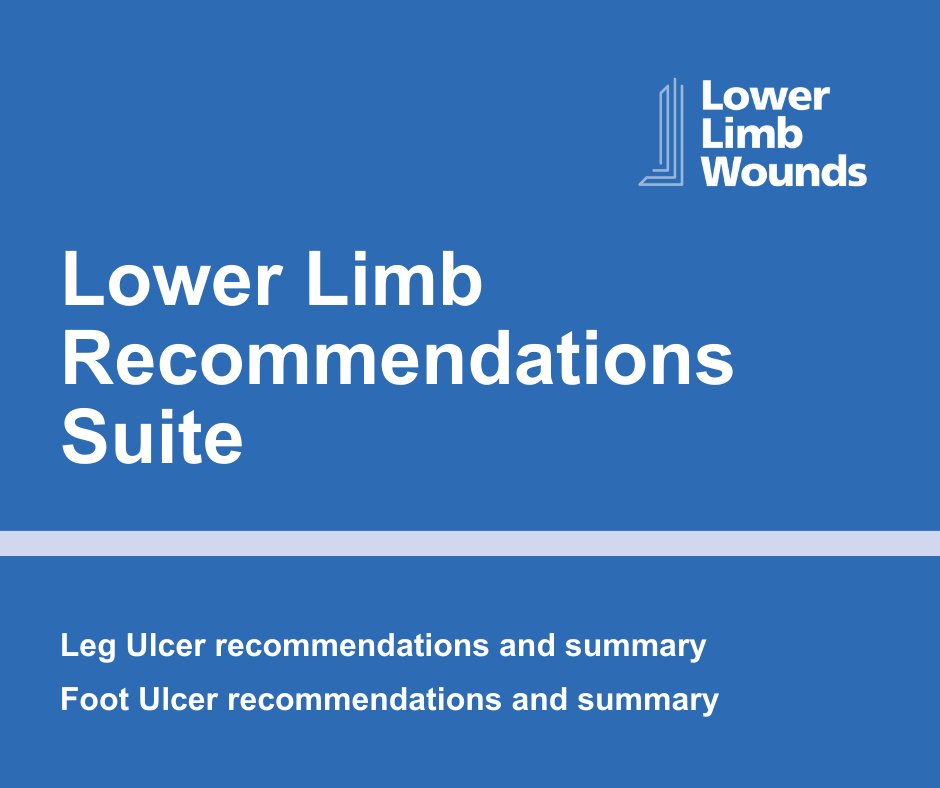 The NWCSP Lower Limb Recommendations Suite is designed to provide clear advice to health and care professionals, service managers and commissioners about the fundamentals of evidence-informed care for people with #LegUlcers and #FootUlcers: nationalwoundcarestrategy.net/lower-limb/ #LowerLimbCare