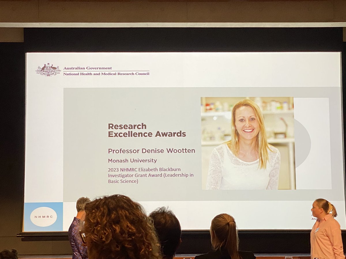Patrick M Sexton (@patrickmsexton1) on Twitter photo <a href="/nhmrc/">NHMRC</a> NHMRC Elizabeth Blackburn Award for Leadership in Basic Science goes to Prof Denise Wootten, Monash Node leader <a href="/CCeMMP/">ARC CCeMMP</a> <a href="/arc_gov_au/">Australian Research Council</a> <a href="/nhmrc/">NHMRC</a> NHMRC Elizabeth Blackburn Award for Leadership in Basic Science goes to Prof Denise Wootten, Monash Node leader <a href="/CCeMMP/">ARC CCeMMP</a> <a href="/arc_gov_au/">Australian Research Council</a>