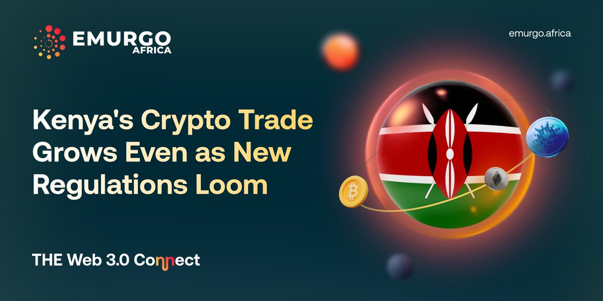 Kenya's crypto scene is buzzing with over 6 million enthusiasts embracing digital currencies amidst looming regulations. With mobile money and a tech-savvy youth, Kenya leads East Africa in crypto adoption. Read: emurgo.africa/blog/posts/ken…