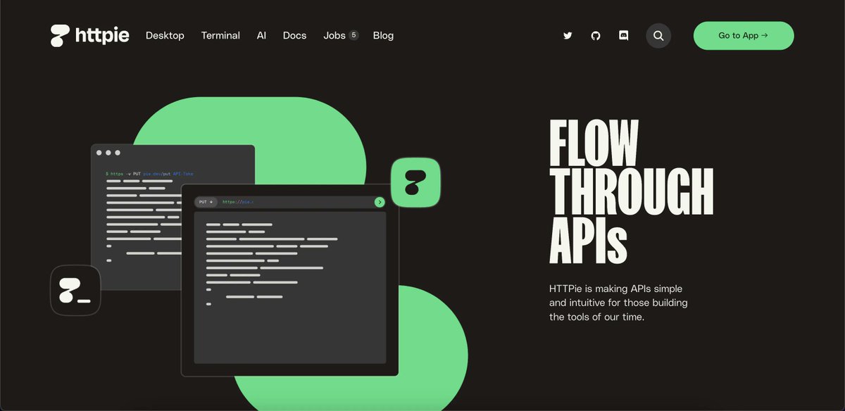 My favorite startup featured on Cujobay this March 27th

@httpie - HTTPie simplifies API interaction with user-friendly desktop and terminal tools.

Founded by @jkbrzt