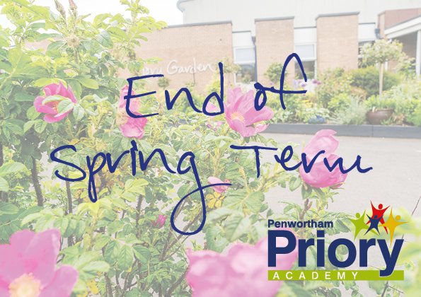 END OF SPRING TERM: THURSDAY A reminder that school closes for the Easter break on Thursday at the earlier time of 1.10pm. There will be an early lunch and school buses have been arranged for the earlier time.