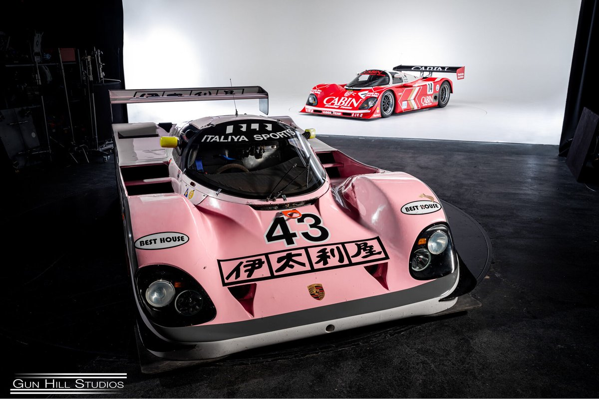 ample parking where Porsches come to be pampered ;-) #gunhillstudios #porsche #historicgroupc #962 #LeMans24 #carphotography #infinitycove