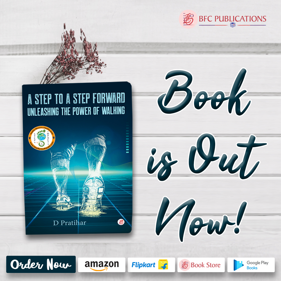 BfcPublications's tweet photo. "A Step To A Step Forward: Unleashing The Power Of Walking" by Dwijapada Pratihar (Author)
.
.
Amazon - https://t.co/UBhPBCAIQK
Flipkart - https://t.co/JaUgdTUU7e
Google Play - https://t.co/FFBpDJtu64
BFC Store - https://t.co/XWsGgZYHmE

#PowerOfWalking #WalkForWellbeing #Healthy https://t.co/qkyXWYyQMi