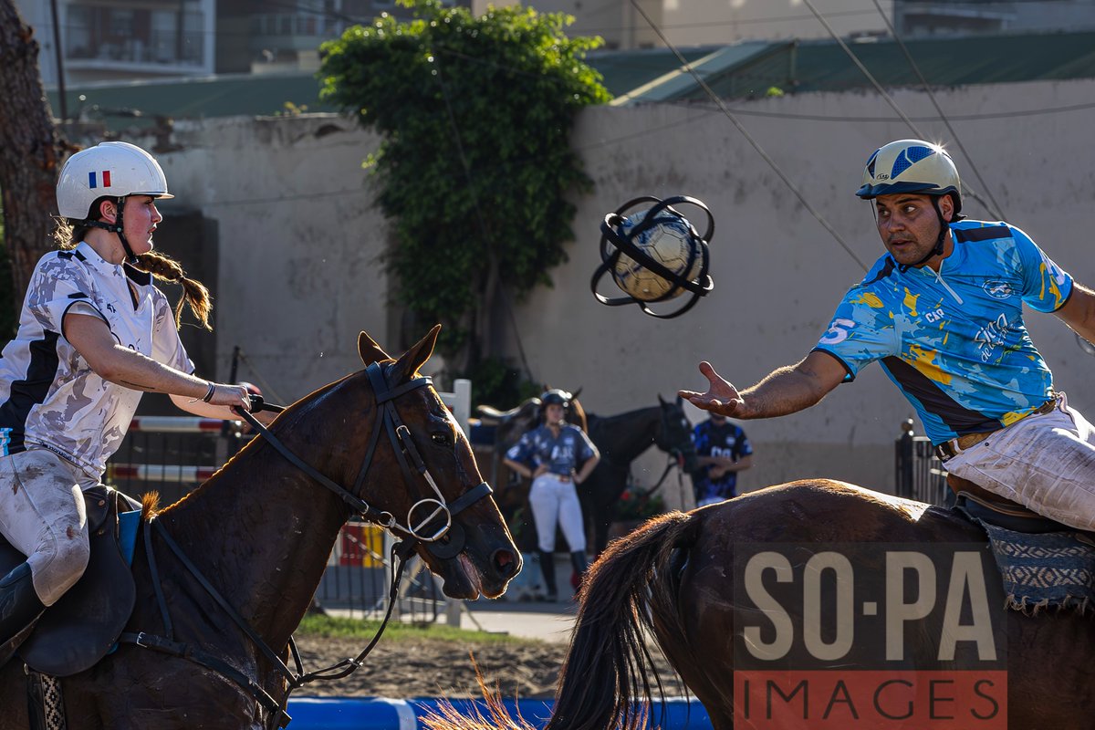 sopaimages's tweet photo. The #InternationalTournament "#OpenHorseballArgentina" was played at the #RegimientodeGranaderosaCaballo General San Martín, in #BuenosAires, #Argentina on Mar 7, 2024. The final result of the tournament: Cavalier 5:3 A&amp;R. 📷 Rosana Alvarez Mullner for SOPA Images https://t.co/cJLtsOAXCl