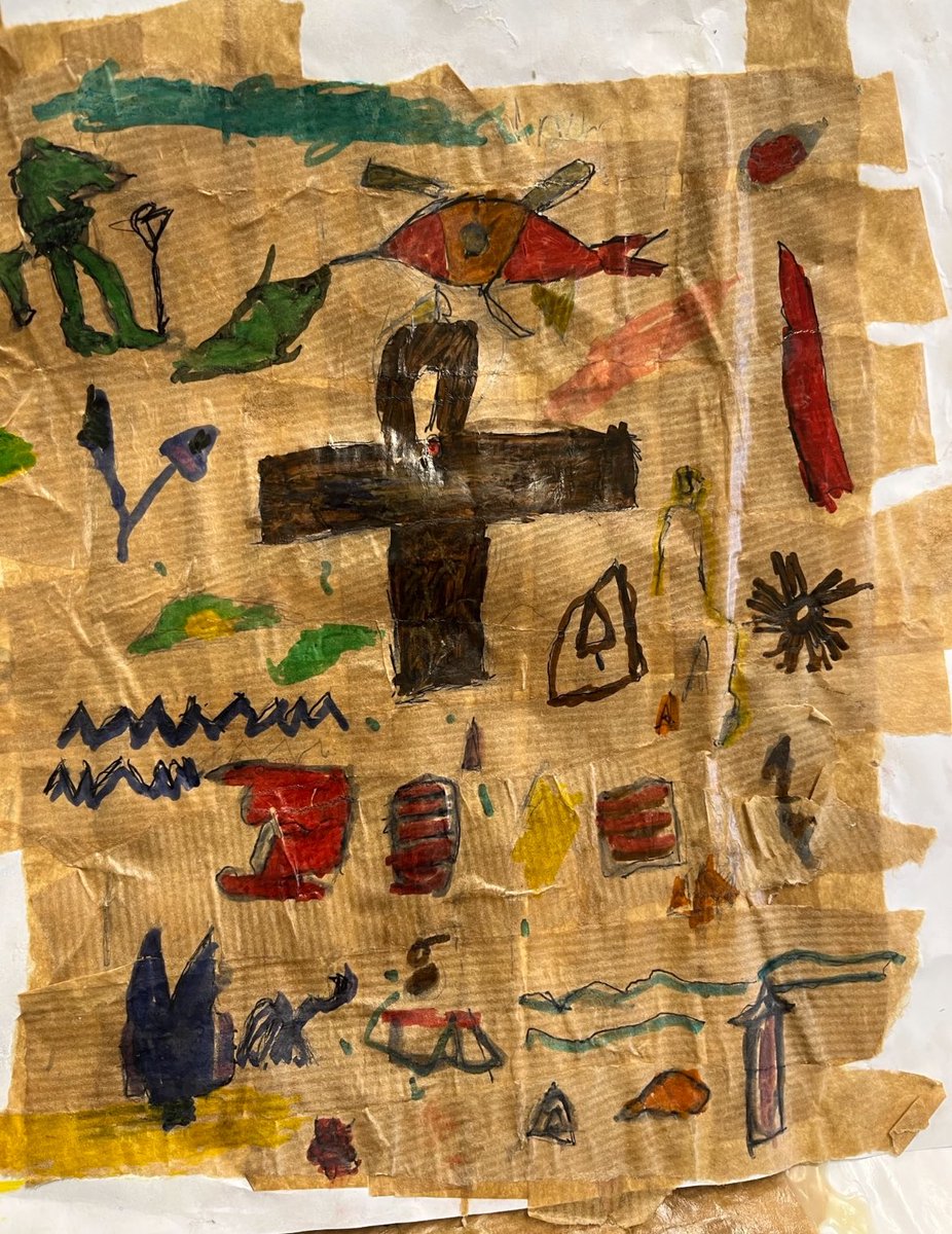 Wow! Year 3 have been exploring and creating Ancient Egyptian art! They created their own designs in their sketchbooks, inspired by the style of ancient civilisation. They then made their own papyrus paper! Check out some of their amazing scrolls! @kapowprimary 📜🎨🖌️