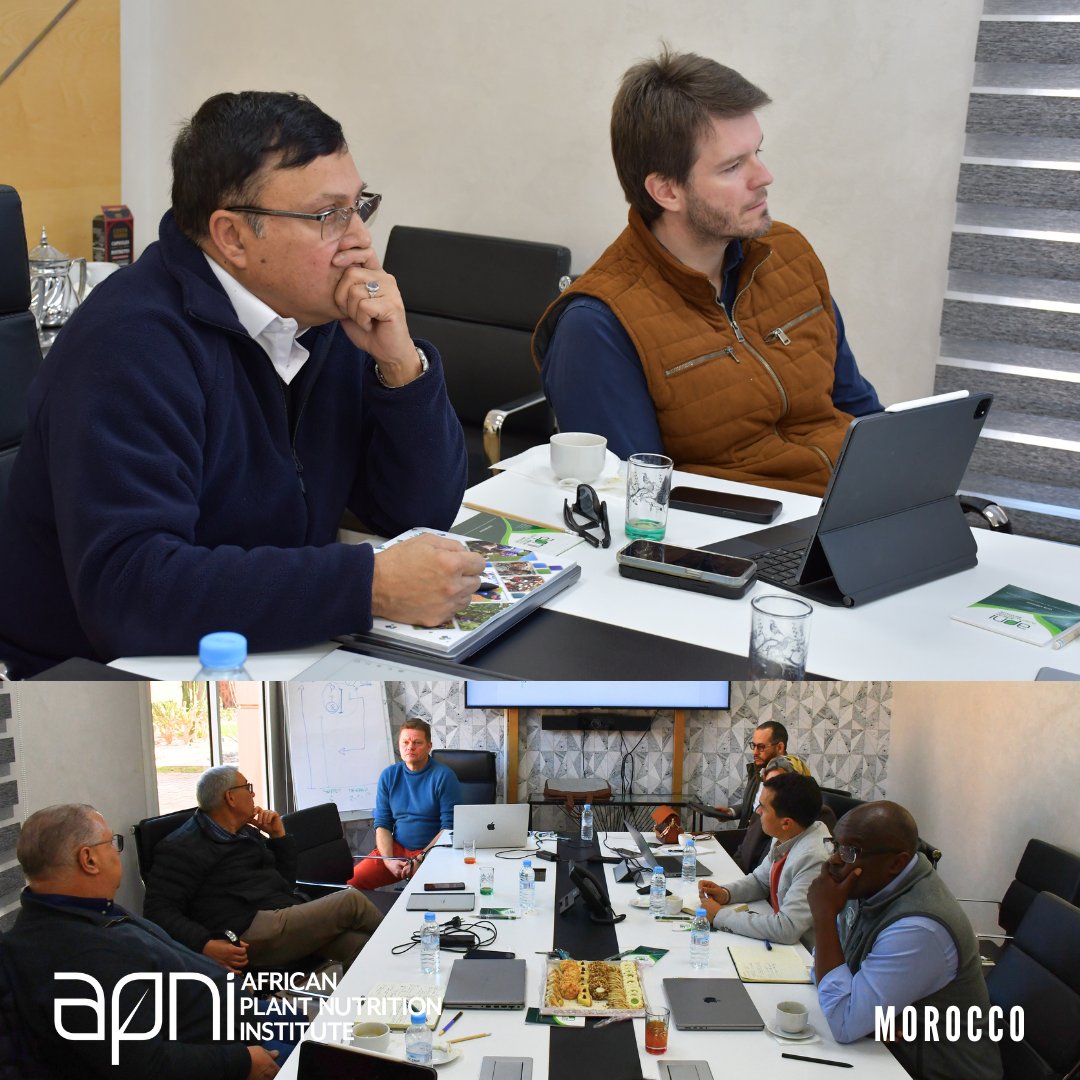 📌Throwback to the visit of OCP Nutricrops to APNI's offices in Benguerir, where we discussed ongoing projects and how to empower farmers as co-innovators to develop locally appropriate solutions and enhance community development. #farmers #4Rs