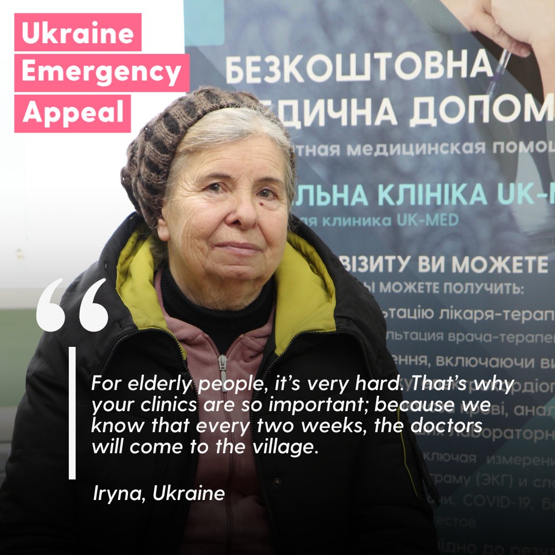 In 2023, we treated more than 11,000 patients using our 9 mobile health clinics in #Ukraine. January 2024 saw intensified attacks on civilians with no end in sight, and people continuing to face challenges in accessing medical services. ➡️uk-med.org/ukraine/