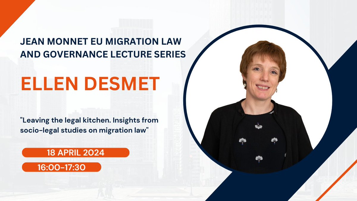 📣 Join the next Jean Monnet Lecture with Ellen Desmet! ℹ️ More information and registration: maastrichtuniversity.nl/events/jean-mo…