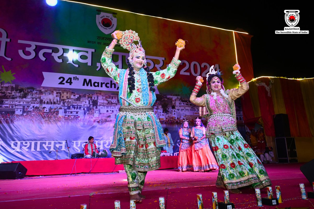 my_rajasthan's tweet image. Immerse yourself in the cultural extravaganza of the Holi Utsav in Pushkar! Check out the glimpses!  

#TyoharonKaDes #ColoursOfIndia #HoliUtsav #Pushkar #ExploreRajasthan #Travelrajasthan #RajasthanTourism #Rajasthan

(1/2)