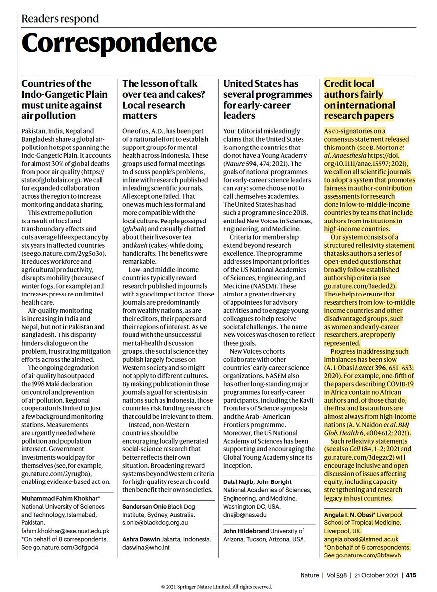Something that has been weighing on my mind for a while - 

What can I do, in my role as Editor of a scientific journal, to help promote and credit fairly those authors from low-to-middle income countries on international research papers?

This consensus statement is an excellent