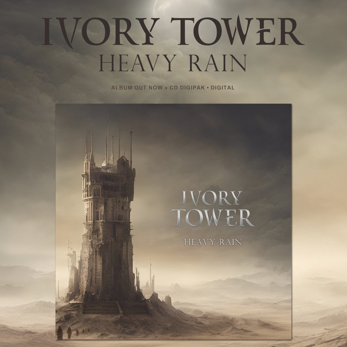 IVORY TOWER'S new album 'Heavy Rain' is out now - listen to and get it here » lnk.to/ivorytowerheav… #powerprogmetal #recordreleasefriday