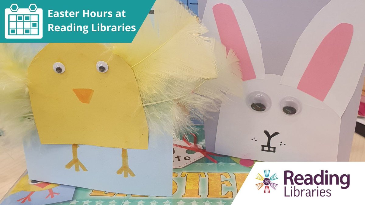 All Reading Libraries will be closed from Friday 29th March and will reopen with normal opening hours on Tuesday 2nd April. No items will be due back during the time we are closed. Drop Boxes will be available at Central, Battle, Caversham, Palmer Park and Tilehurst Libraries.