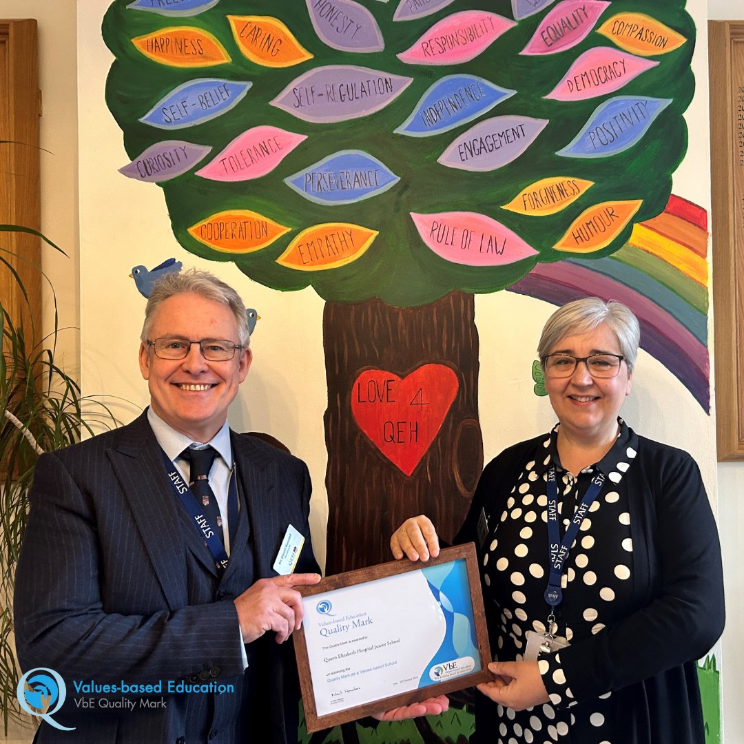 QEH Juniors Awarded VbE Accreditation 🏆 We are delighted to announce that QEH Junior School proudly stands as Bristol’s inaugural independent school accredited in Values-based Education (VbE). 🤗 To read more about this achievement, see our news story! ow.ly/aw8w50R2imm