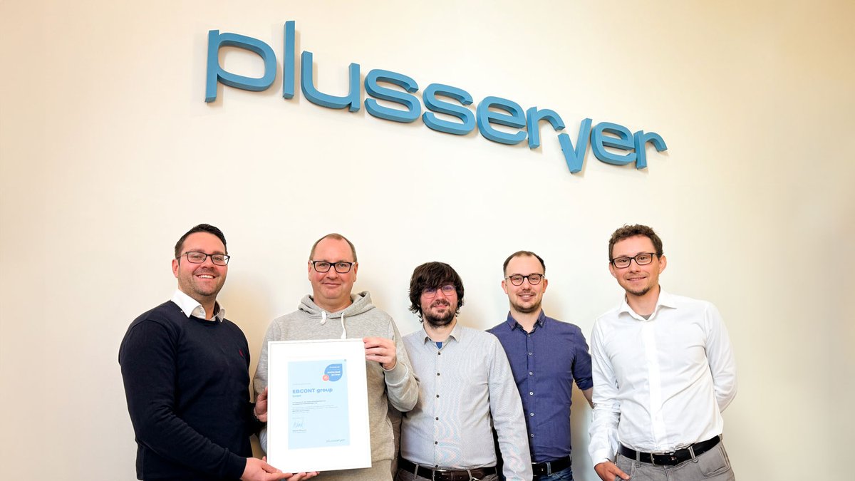 We are happy to announce that plusserver, one of the leading German Cloud providers, is now a partner of EBCONT. plusserver operates proprietary data centers in Germany and stands for European sovereignty and data independence. Read the news article here: ow.ly/WEkb50R2ZQk