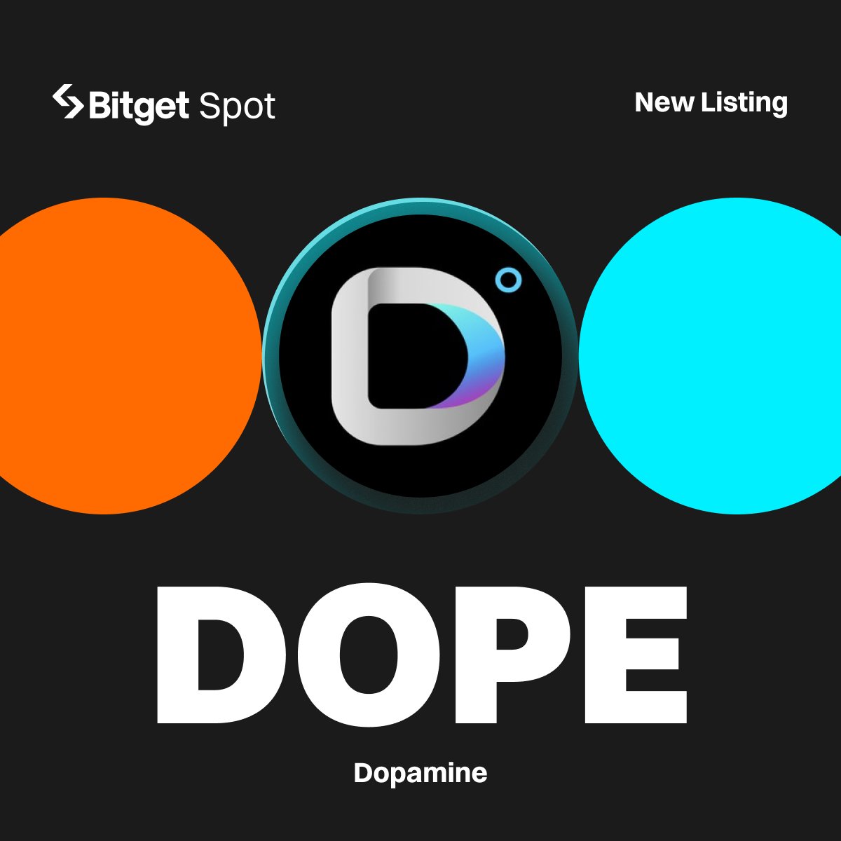 📢 New Listing - $DOPE @myDopamineApp #Bitget will list DOPE/USDT in #Innovation & #AI Zone! 🔹Deposit: opened 🔹Trading starts: 13:00, April 3 (UTC) More details: bitget.com/en/support/art…