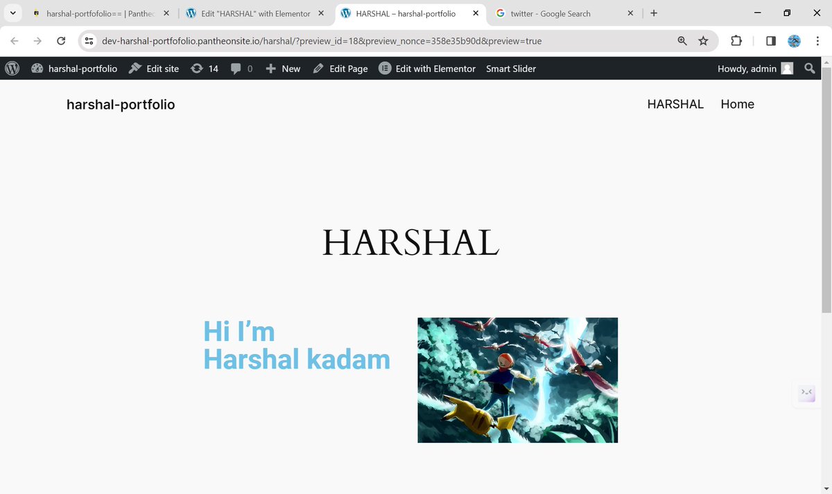 HARSHAl75871531's tweet image. Today I made my 1st Websites at Narayanchandra Trust
and this is its Hero section.
@malpani @apnipathshala_ @shailendra_lfp 
@NaryanchandraT @learnfrompeer 
#Elementor #wordprees