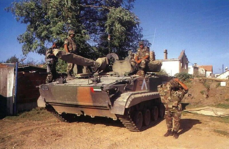 UAE Armed Forces BMP-3 IFV in Kosovo, 1999.
