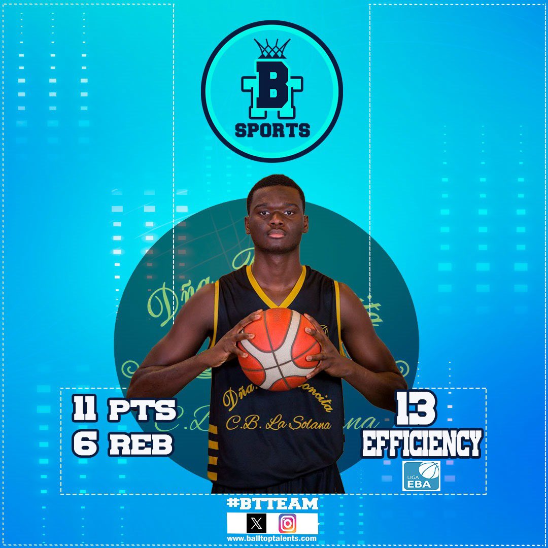 Philippe Correia , @cblasolana , jornada 24 de liga EBA 

💪🏾🔥

#BTTEAM