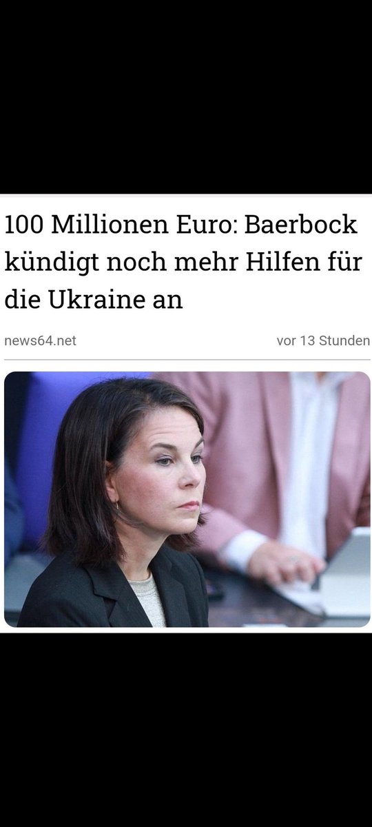 Unsere Rentner müssen Müll wühlen um ihre Heizkosten bezahlen zu können und in den Schulen fällt der Putz von den Wänden aber für die Ukraine ist immer genug Geld da. Für wen ist die deutsche Regierung eigentlich zuständig?