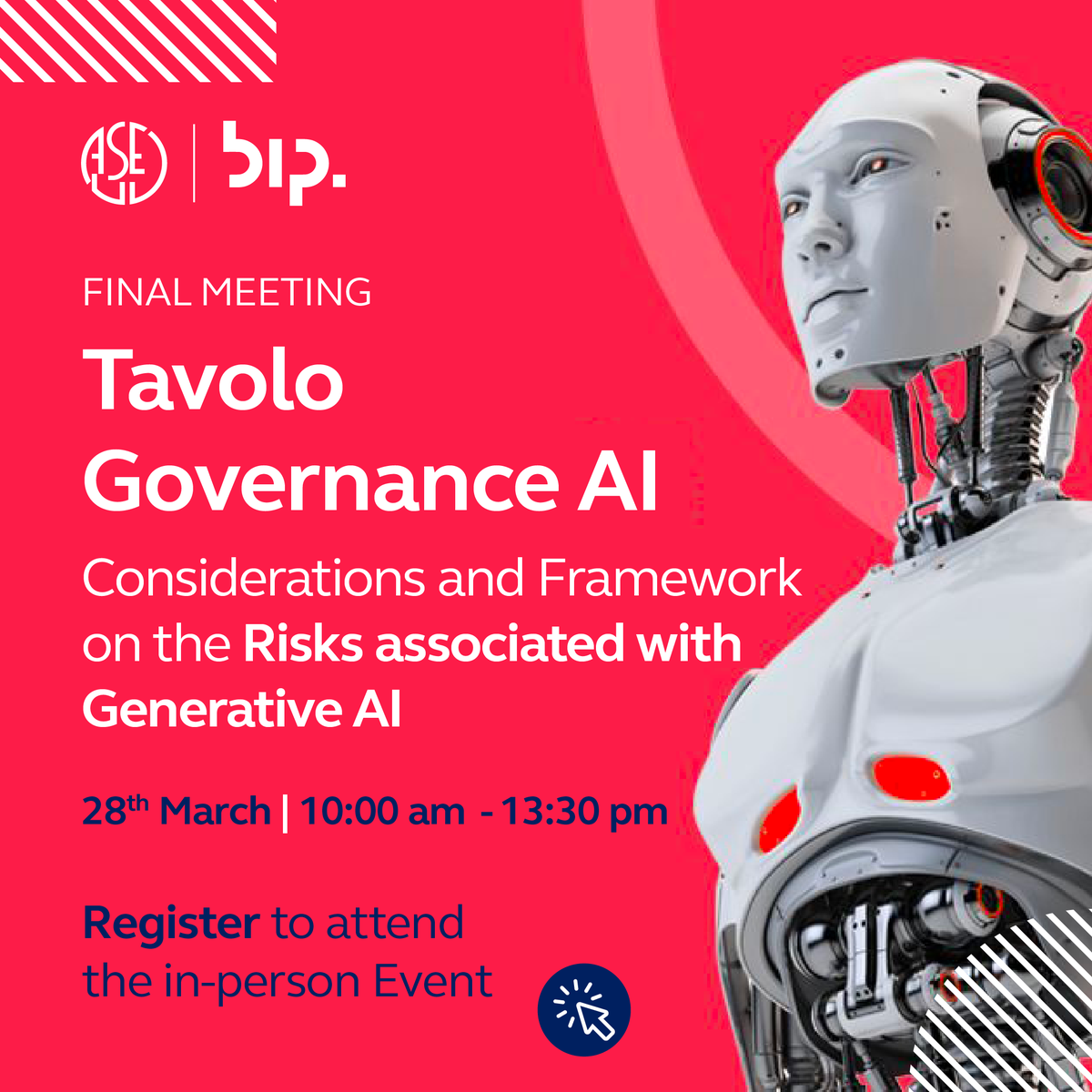 BIPxTech's tweet image. Join us tomorrow in the last in-person meeting about #GenAI organized by #Aused.
#BIP will share a Framework for #GovernanceAI, crucial to understand the opportunities, challenges and good adoptions of #GenAI within enterprises.
🔗 Register now: okt.to/kE8peP