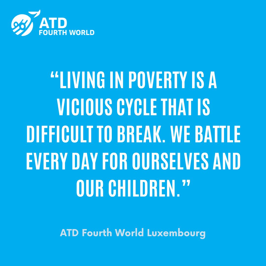 This article consolidates extracts from the ATD Fourth World Luxembourg position statement in 2023. It was published in conjunction with national elections that took place in Luxembourg that year. Read more: atdfw.org/PovertyInLuxem… #kNOwPoverty #EndPoverty