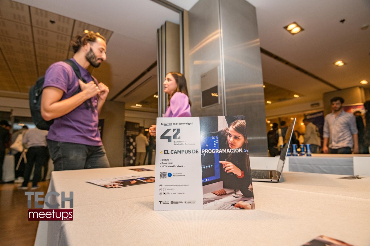 TechStartupJobs's tweet image. One of the highlights of our past Techmeetups Job Fair was the active support of @42BarcelonaFTef. Next could be you! 

Don&apos;t miss out on Barcelona Tech Job Fair and unlock the doors to the best tech talent: buff.ly/3SKquGc 

#Barcelona #jobsinBarcelona #BarcelonaJobs