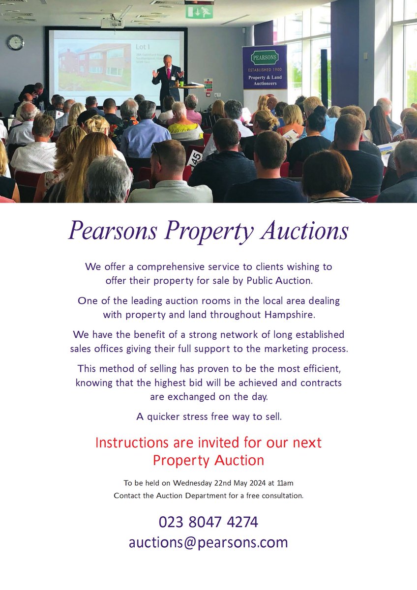 PearsonsAuction tweet picture