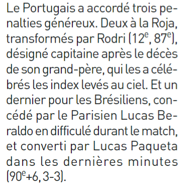 nikop17's tweet photo. Je confirme que #Beraldo a dû être en grosse difficulté s'il a trouvé le moyen d'obtenir un penalty pour le Brésil en faisant lui même une faute sur un coéquipier 😂

#SPABRA #ESPBRE #PSG https://t.co/eWDEovL9Cz