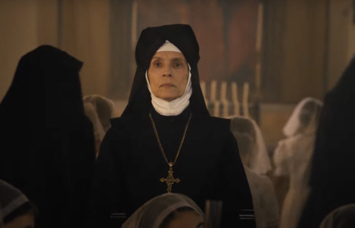 mbmcandrews's tweet photo. THE FIRST OMEN stunned me. An incredibly thoughtful and shattering look at sexual assault in the Catholic Church while also providing the tension of the original film. This is the religious horror I’ve been waiting for. Exquisitely repulsive. 

Also 10/10 Possession homage. https://t.co/wYWf0s2dxc