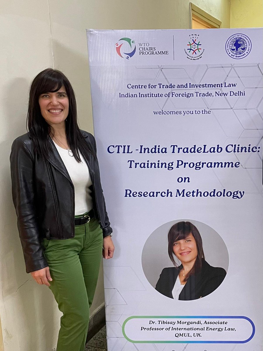 Dr. @TibisayMorgandi , Associate Prof., @QMUL delivered a session on 'Training Programme on Research Methodology' as part of CTIL-India Trade Lab Clinic.