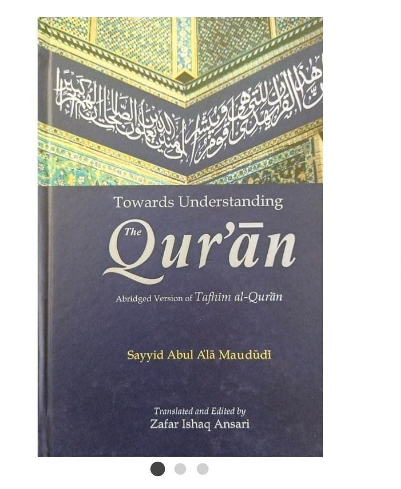 Comment and RT this tweet to get a free hard copy  of towards understanding Quran . The winner will be declared on Friday