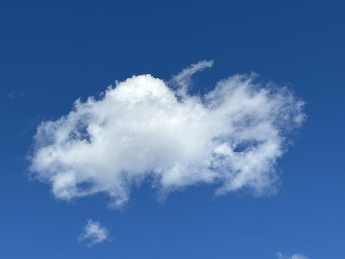 slowslowfood's tweet image. 午後の天空劇場

気象庁的には「晴れ」？

タコがぷかぷか🐙

目視を愛する雲愛者、空に見えるものを記録
Why are my observations important?
#GLOBEObserver
アップデートしよう
GLOBE Clouds is an app-based tool that will help you document what you see in the sky. 
observer.globe.gov/do-globe-obser…