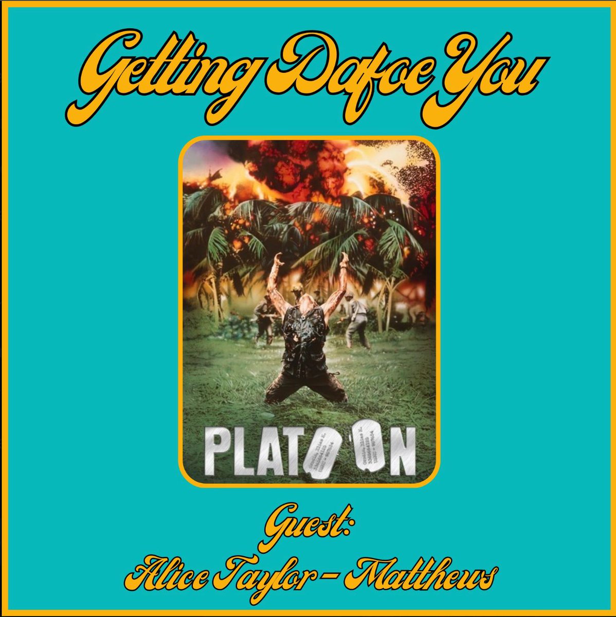 🚨 SEASON 3 BEGINS 🚨 

We kick off our third season with PLATOON (1986), the movie that earned Dafoe his first Oscar nomination!

We are joined by <a href="/AliceTaylorM/">Al</a> to discuss Vietnam, Dafoe's Christ-like character, and strange video game tie-ins! 

LINKS BELOW ⬇️ ⬇️ ⬇️